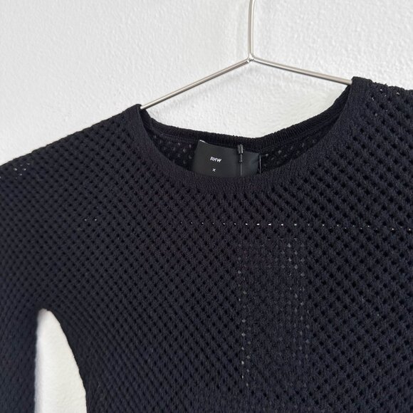 WARDROBE.NYC - Web Fishnet Bodysuit - Picture 2 of 6